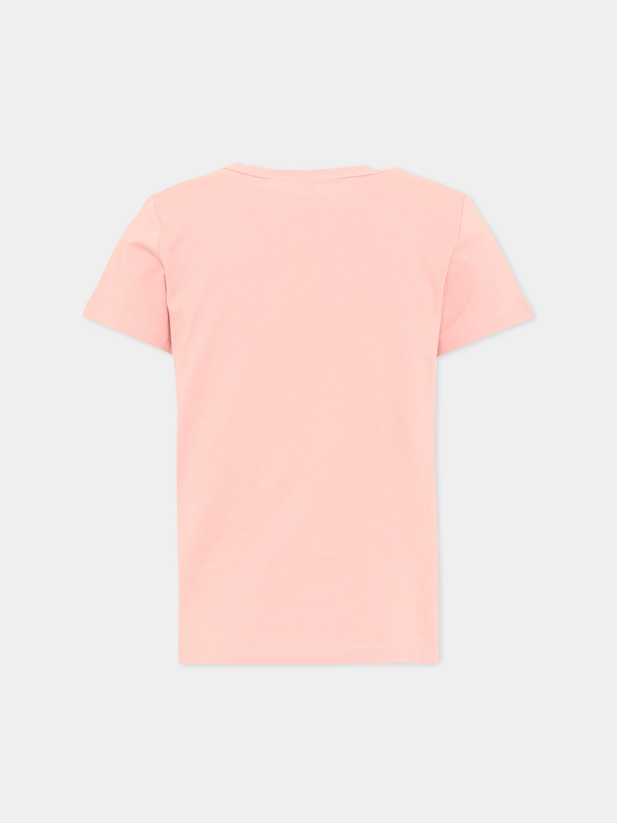 T-shirt rosa per bambina con stampa,Stella Mccartney Kids,TW8A31 Z0434 51B