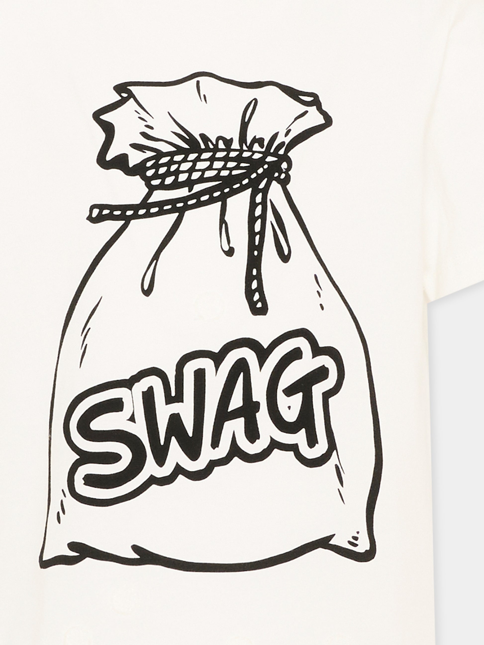 T-shirt avorio per bambino con stampa,Stella Mccartney Kids,TW8Q71 Z0434 101