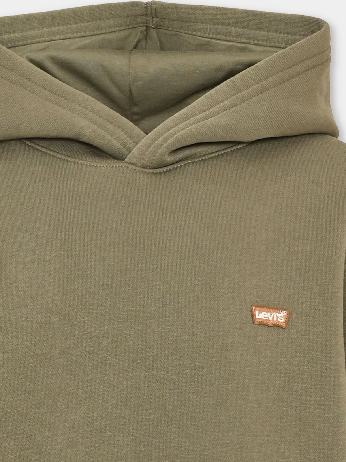 Felpa con cappuccio verde per bambino,Levi's Kids,9EL452 EHF