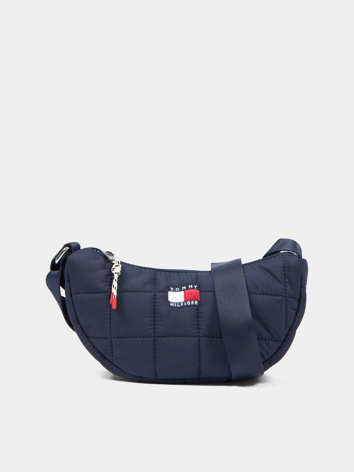 Borsa blu per bambina con logo,Tommy Hilfiger Junior,KA0KA00040 DW6