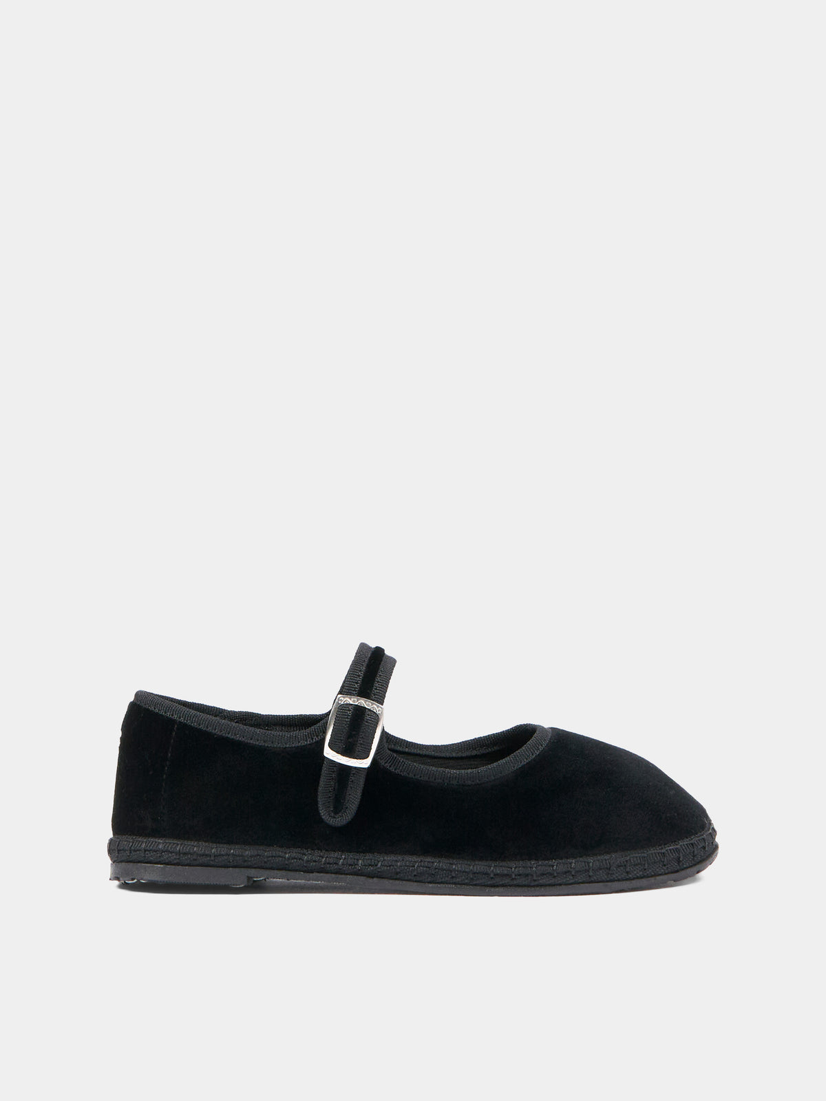 Ballerine nere Baby Maryjane Velvet per bambina,Sciuscià,BABY MARYJANE VELEVET BLACK