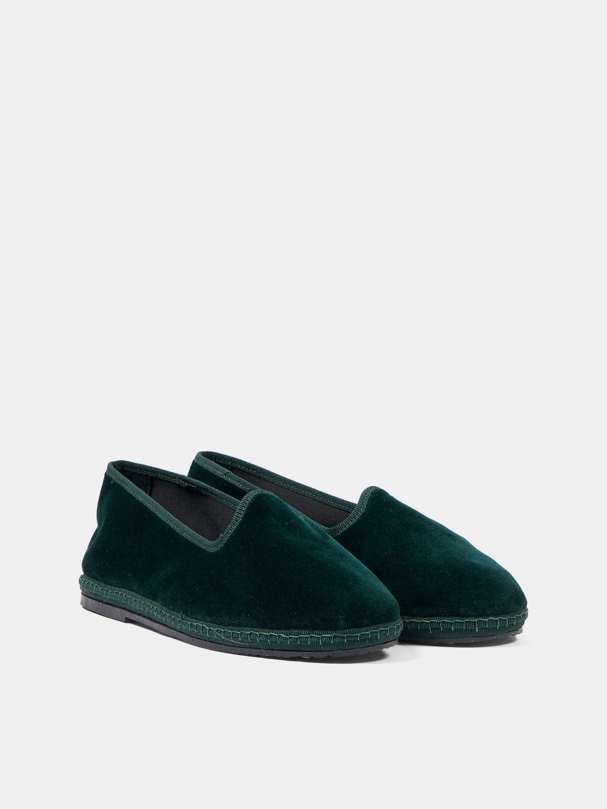Mocassini verdi Tragara Velvet per bambini,Sciuscià,TRAGARA VELEVET GREEN