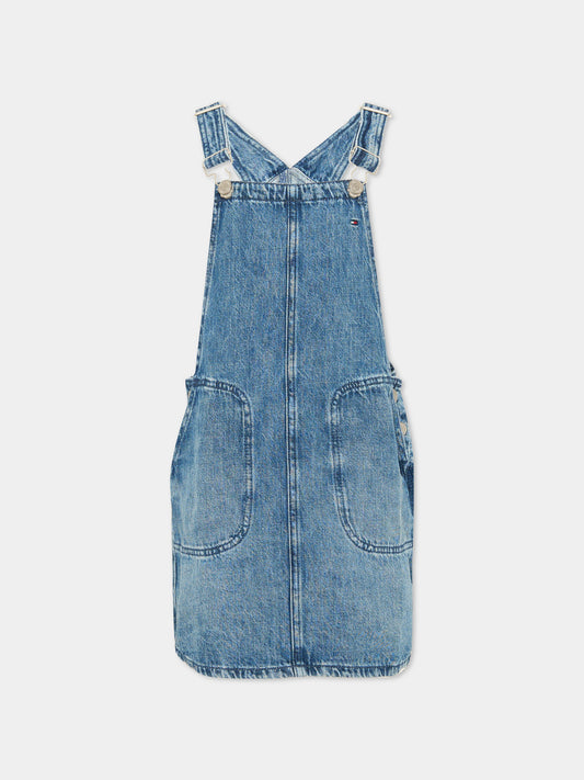 Vestito denim per bambina,Tommy Hilfiger Junior,KG0KG09168 1A4