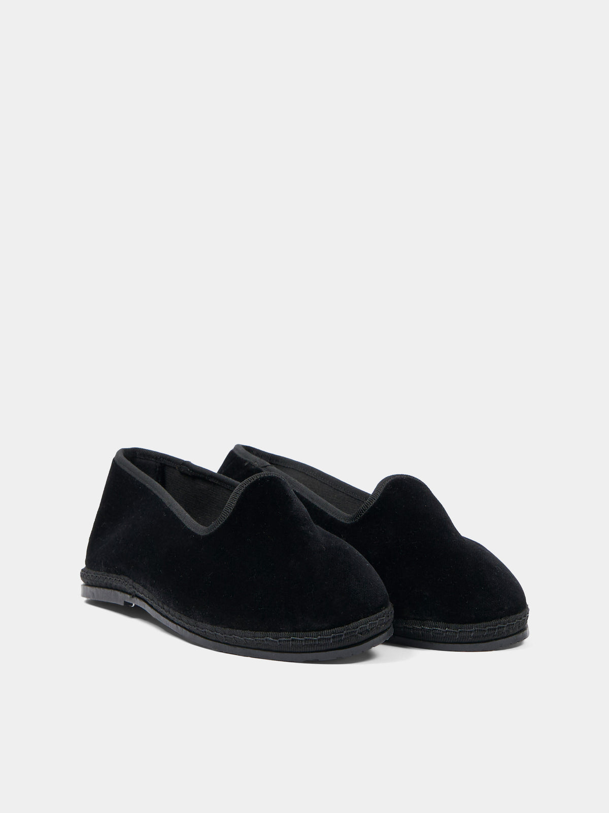 Mocassini neri Tragara Velvet per bambini