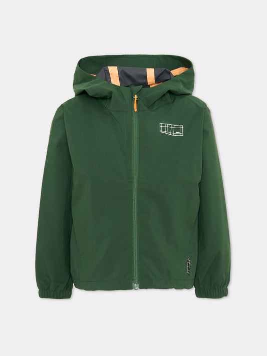 Giacca a vento verde Horizon per bambino,Molo,5S25M102 5442