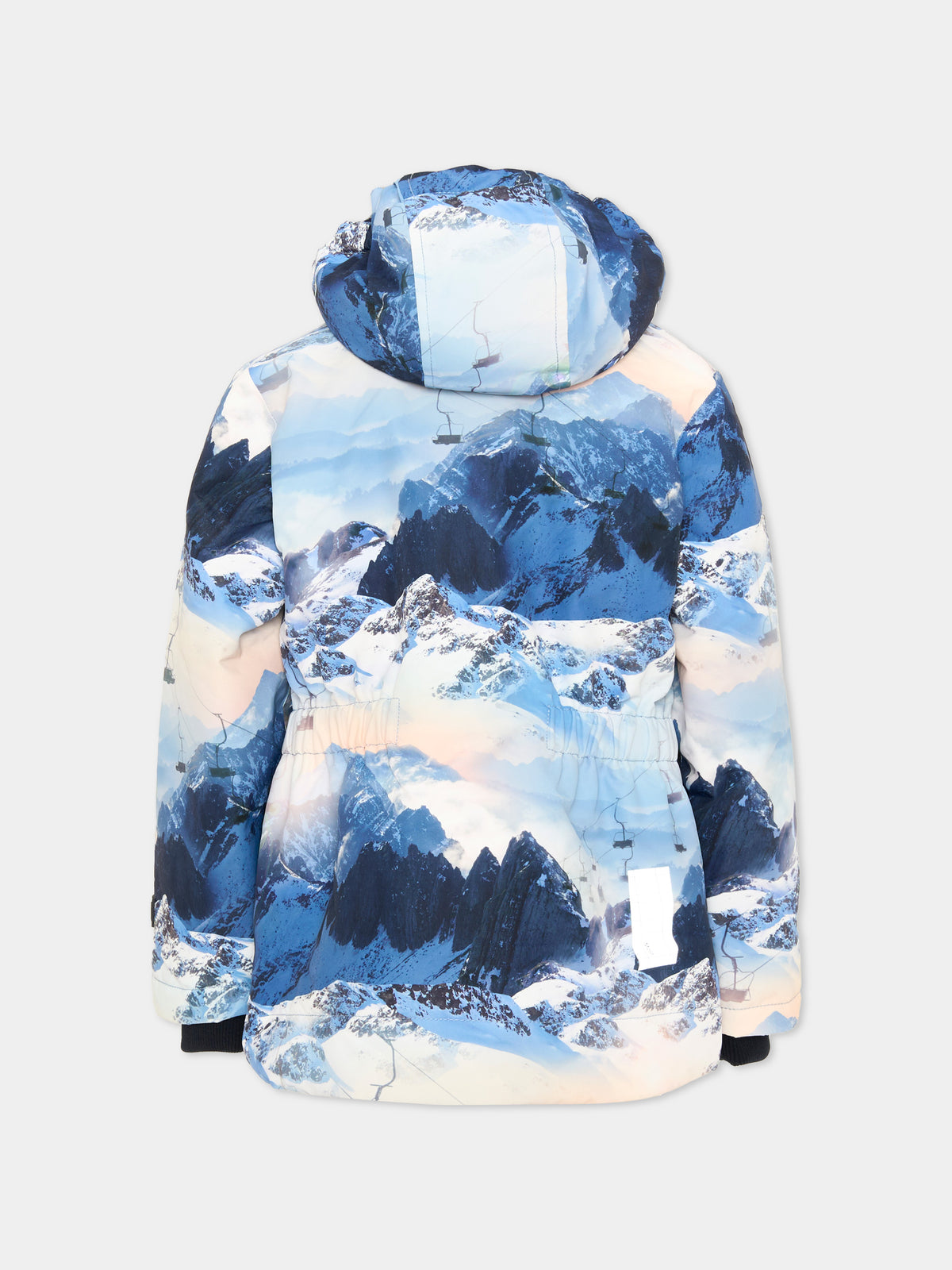 Piumino da neve azzurro Heiko stampa per bambino,Molo,5W24M309 9116