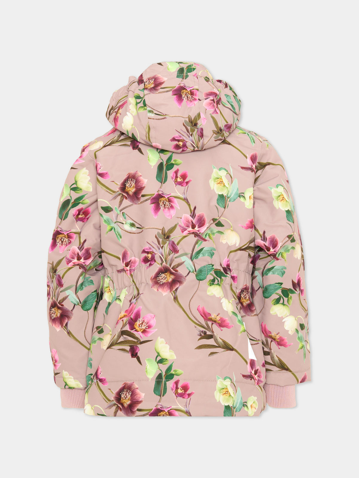 Piumino da neve rosa Heiko floreale per bambina,Molo,5W24M309 9117