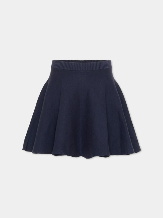 Jupe bleue Barbro pour fille