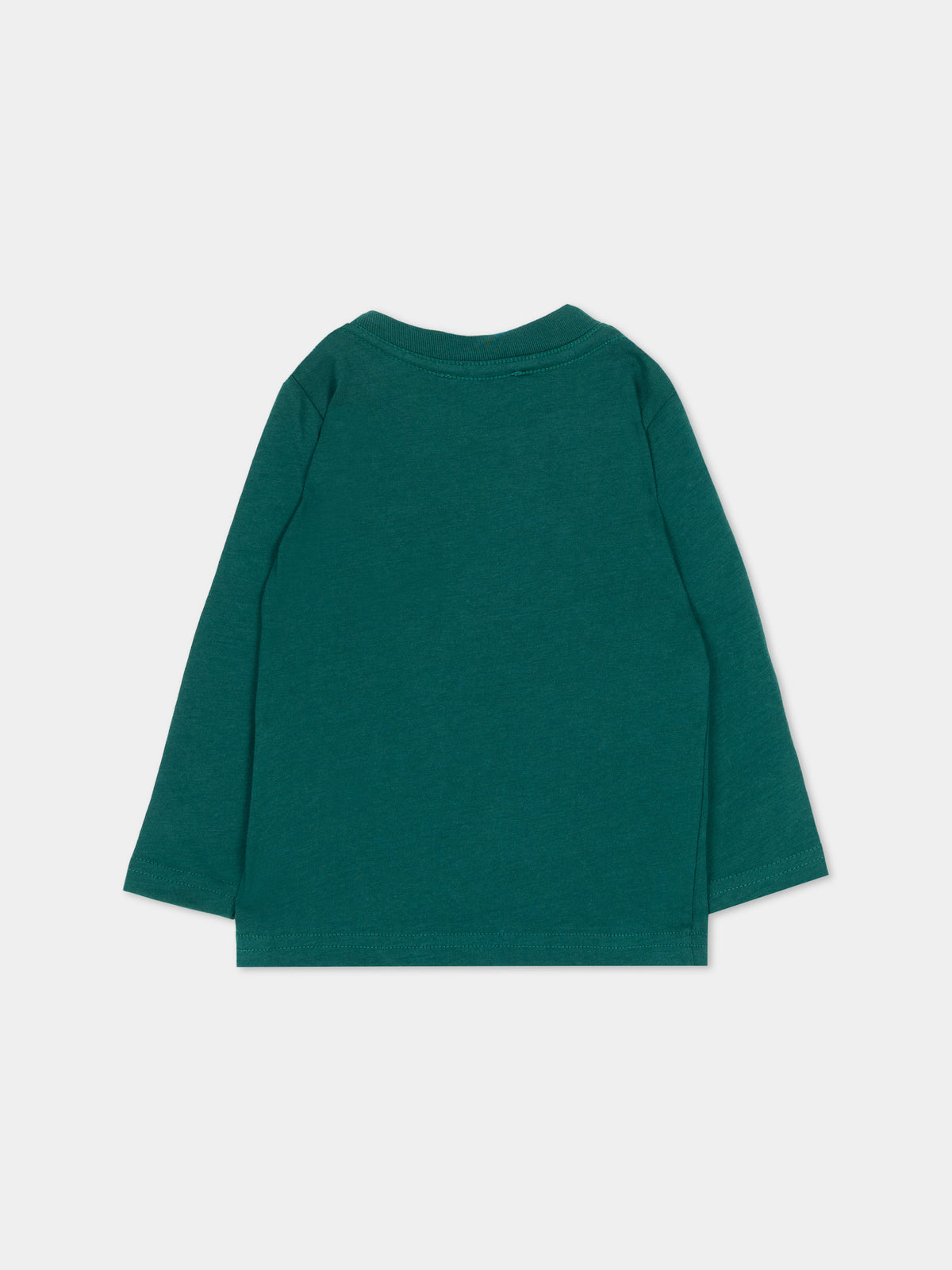 T-shirt a manica lunga verde per neonato,Dsquared2,DQ1375 D00MV DQ522