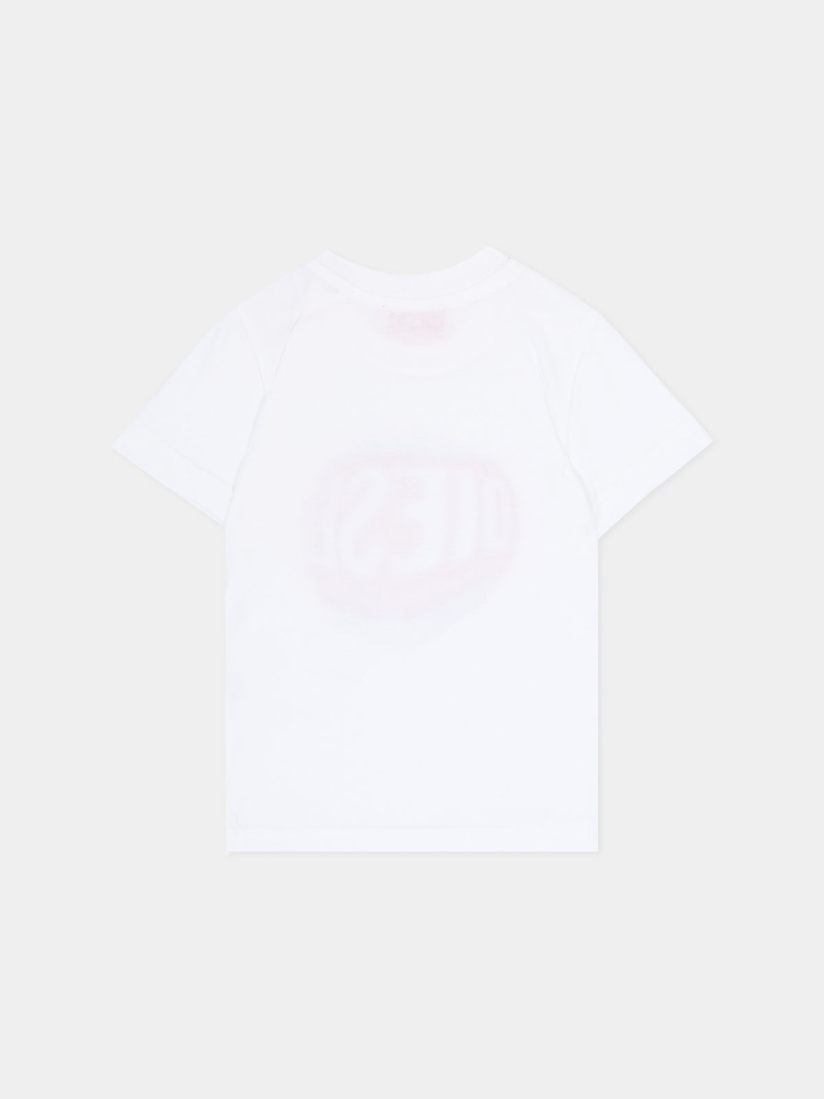 T-shirt a manica corta bianca per neonato,Diesel,K00704 00YI9 K100