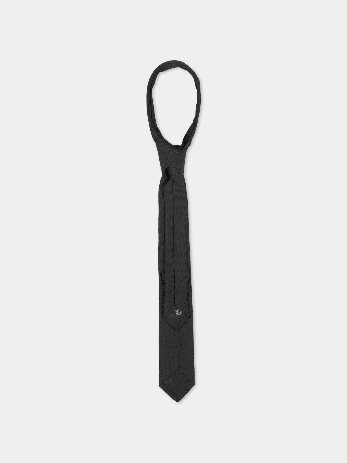 Cravatta nera per bambino 10-14 anni,Sergio Carignani,CRA103 E146 4