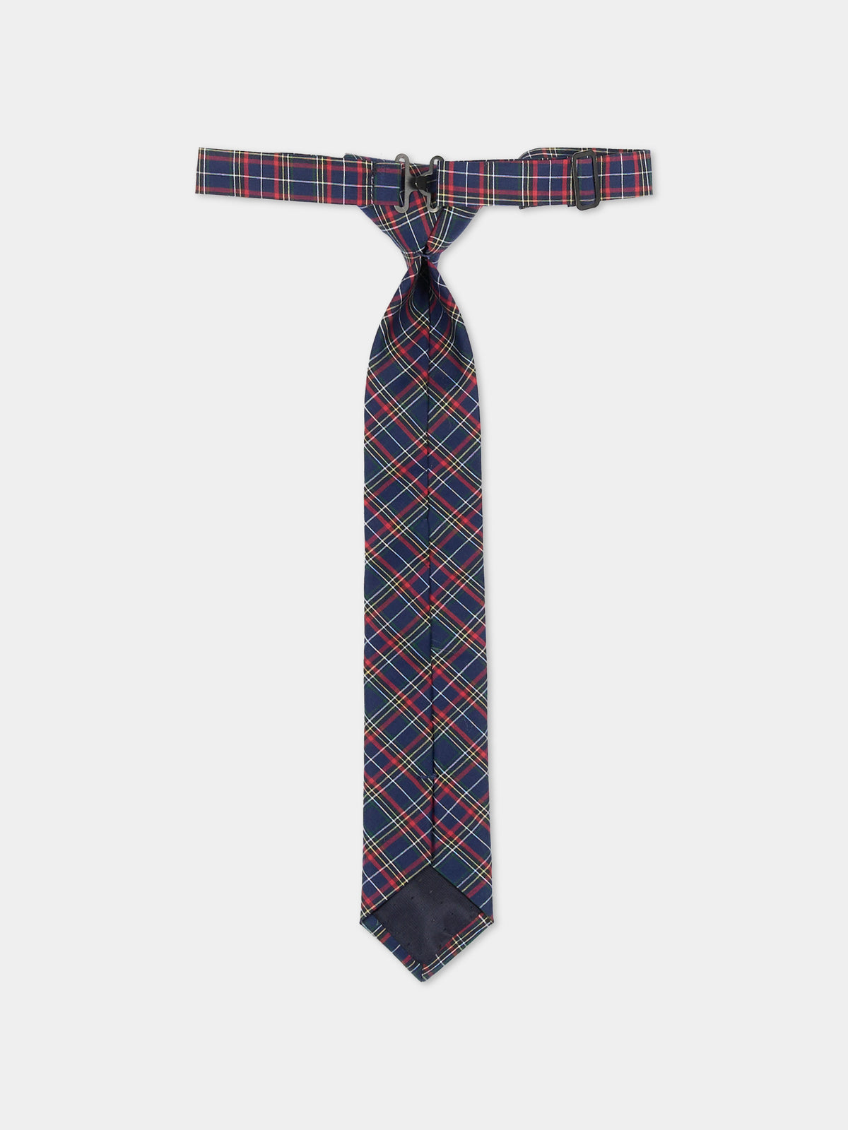 Cravatta blu per bambino tartan 6-9 anni,Sergio Carignani,CRA101 TARTAN