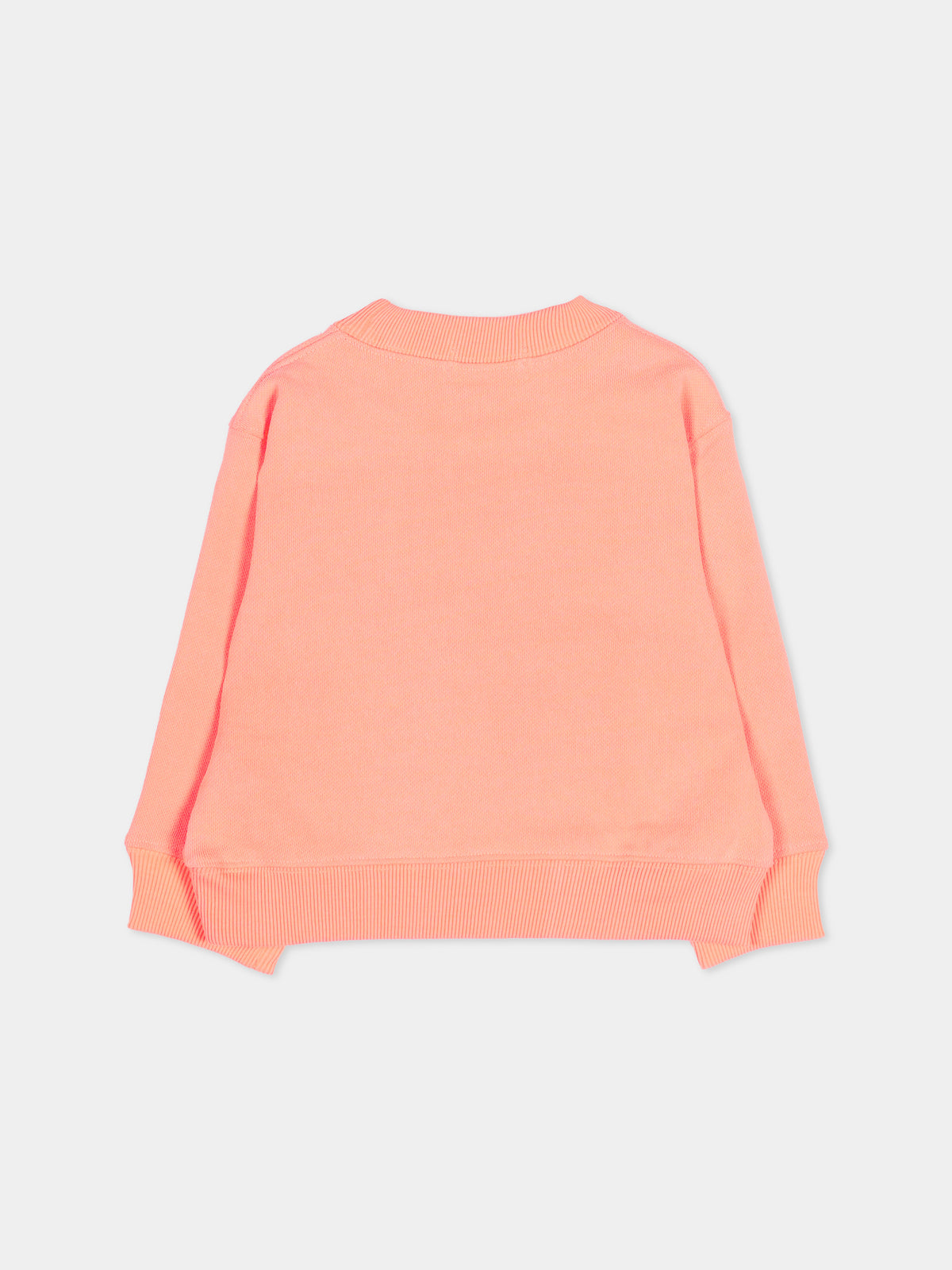 Felpa girocollo arancione per bambino,Billieblush,U21576 41D
