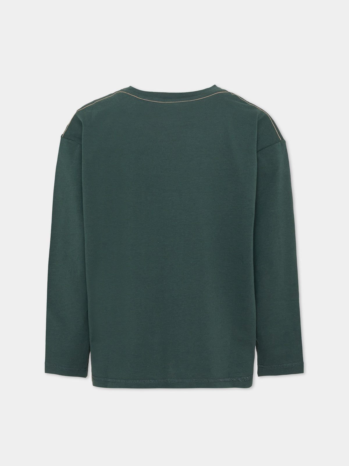 T-shirt a manica lunga verde per bambino,Timberland,T60531 672