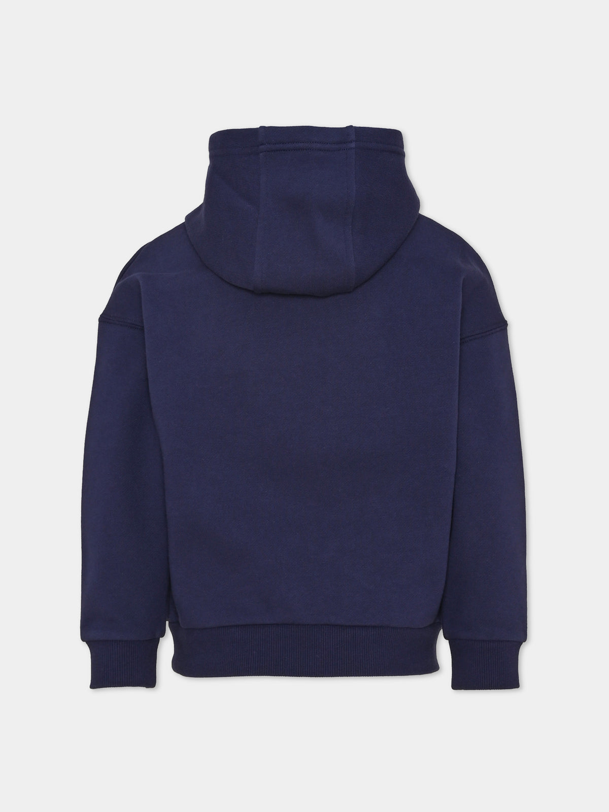 Felpa con cappuccio blu con logo per bambino,Timberland,T60546 85T