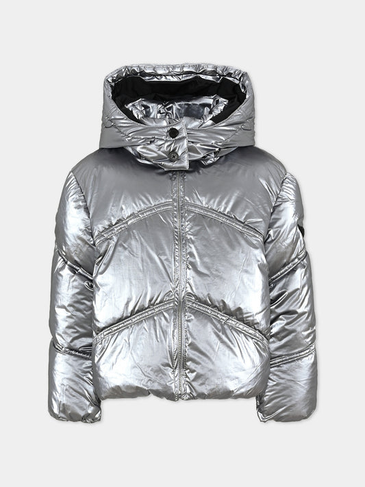 Piumino argento per bambina,Zadig & Voltaire Kids,X60456 007