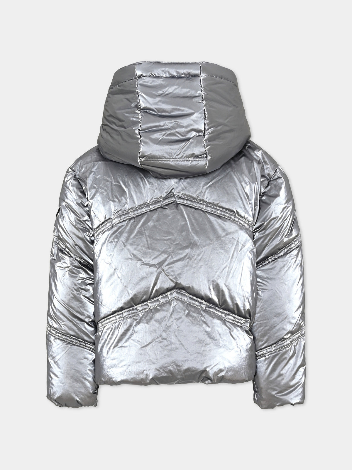 Piumino argento per bambina,Zadig & Voltaire Kids,X60456 007