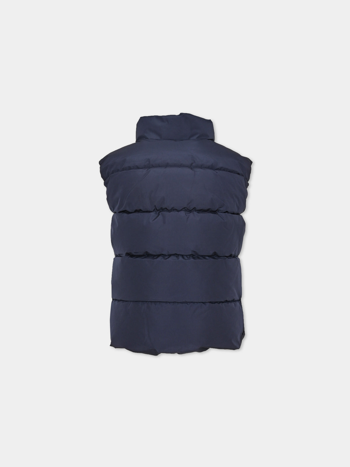 Gilet blu per bambino trapuntato,Boss,J52397 849