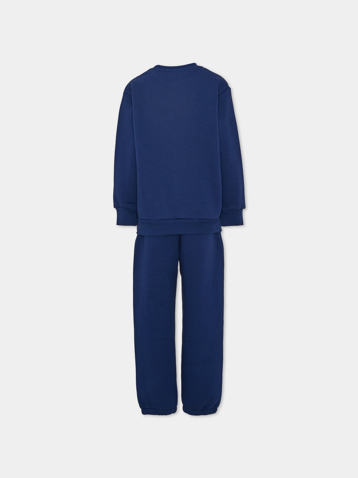 Completo sportivo lungo blu con stampa per bambini,Barrow,F6BKJBKM001 130