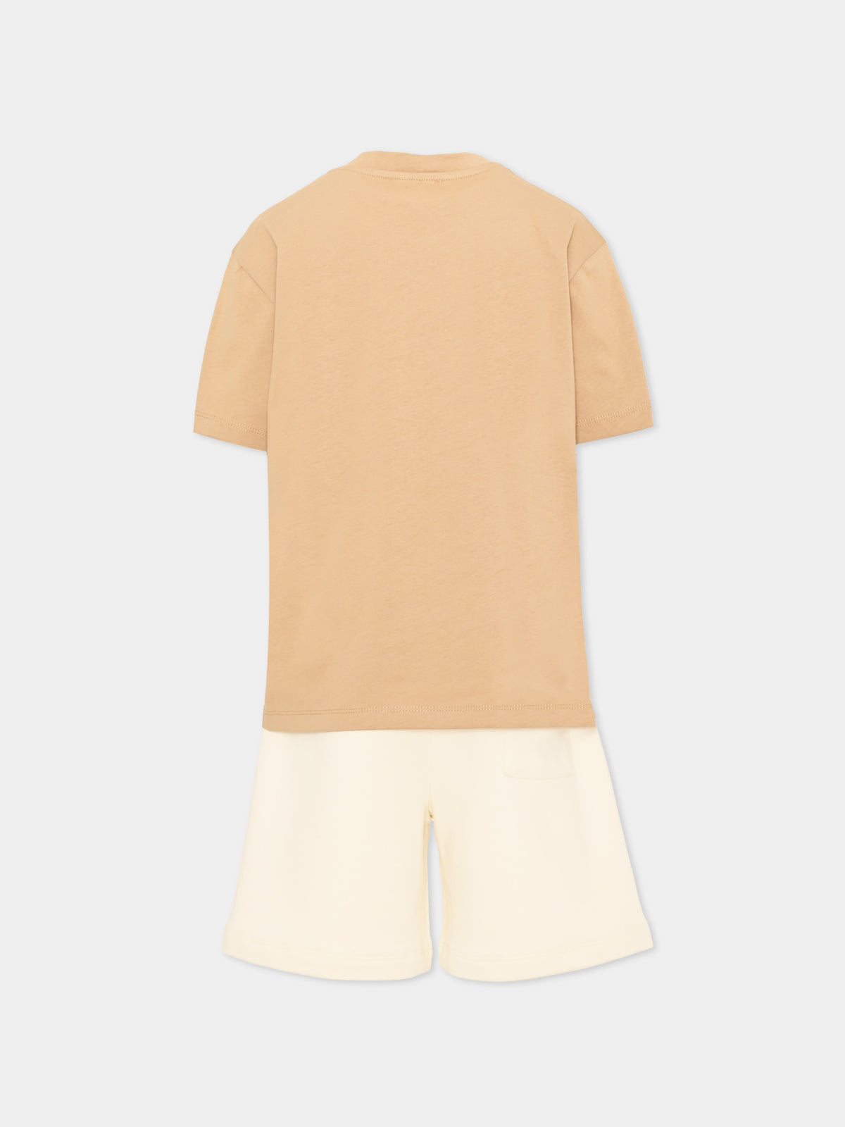 Completo sportivo corto beige con smile per bambini,Barrow,S6BKJUTB253 OVP 686 002