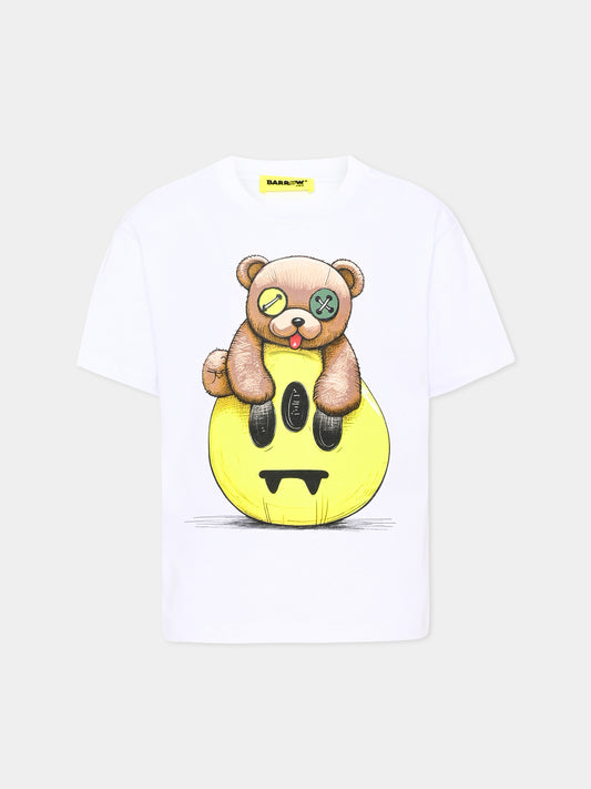 T-shirt a manica corta con stampa per bambini,Barrow,F6BKJUTH166 002