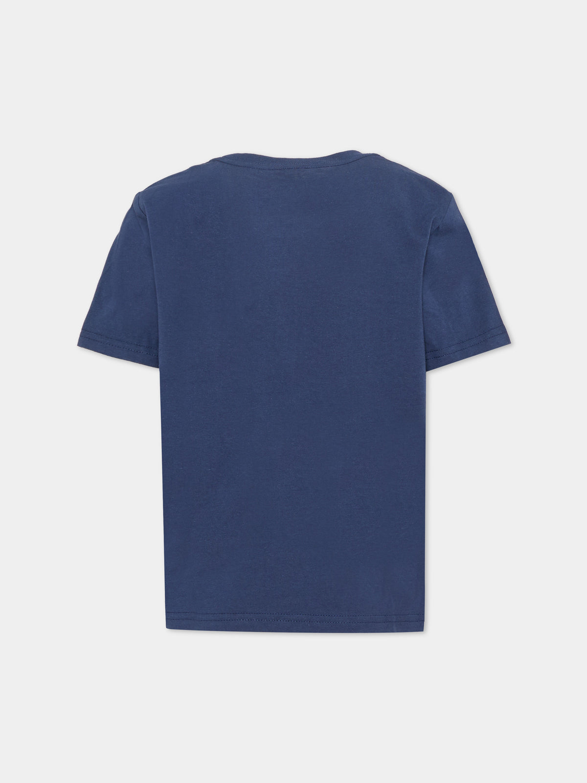 T-shirt a manica corta blu con logo per bambino,Levi's Kids,8ER749 BCF