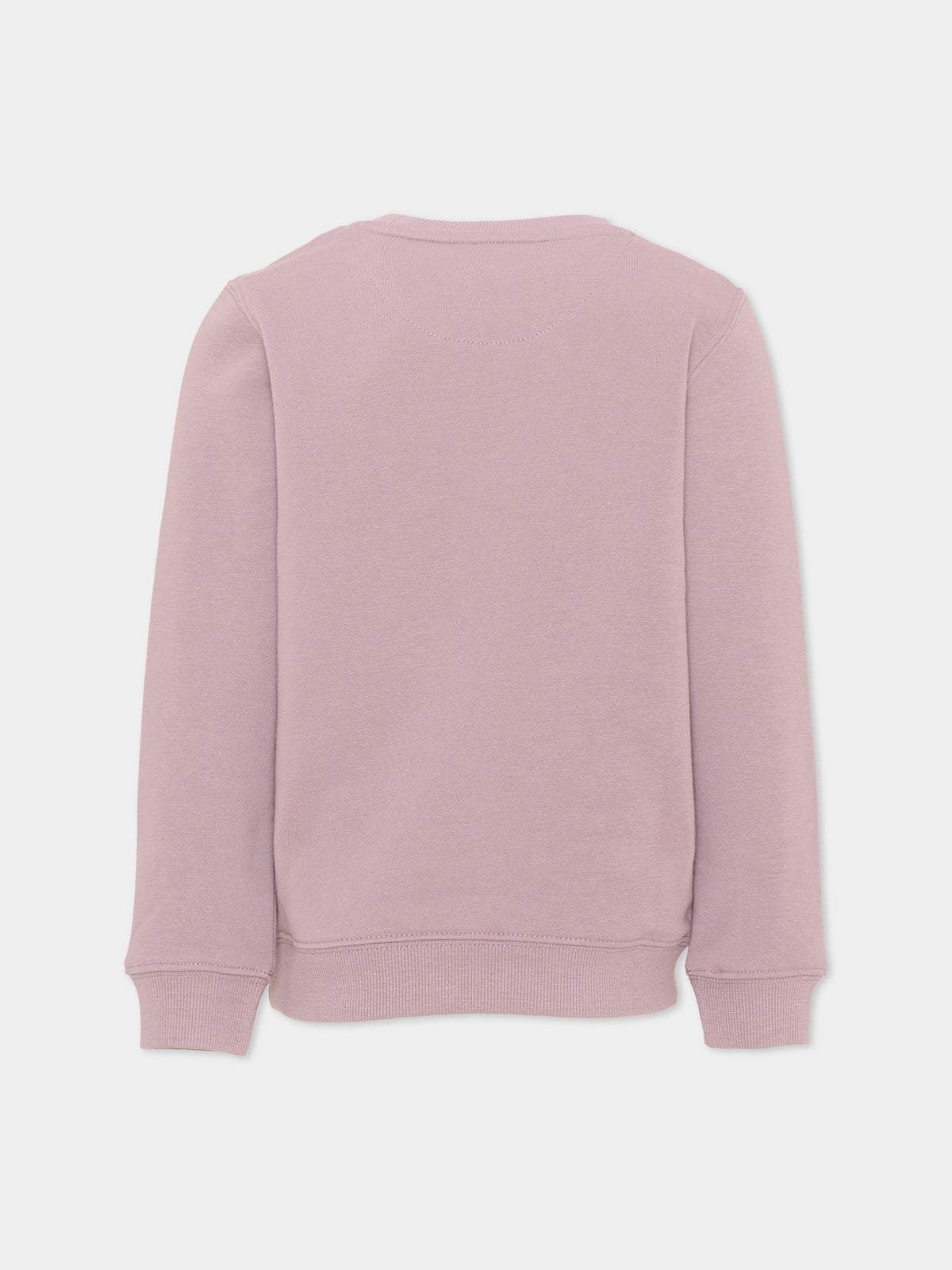 Felpa girocollo rosa per bambina con logo,Levi's Kids,8EE331 PFV