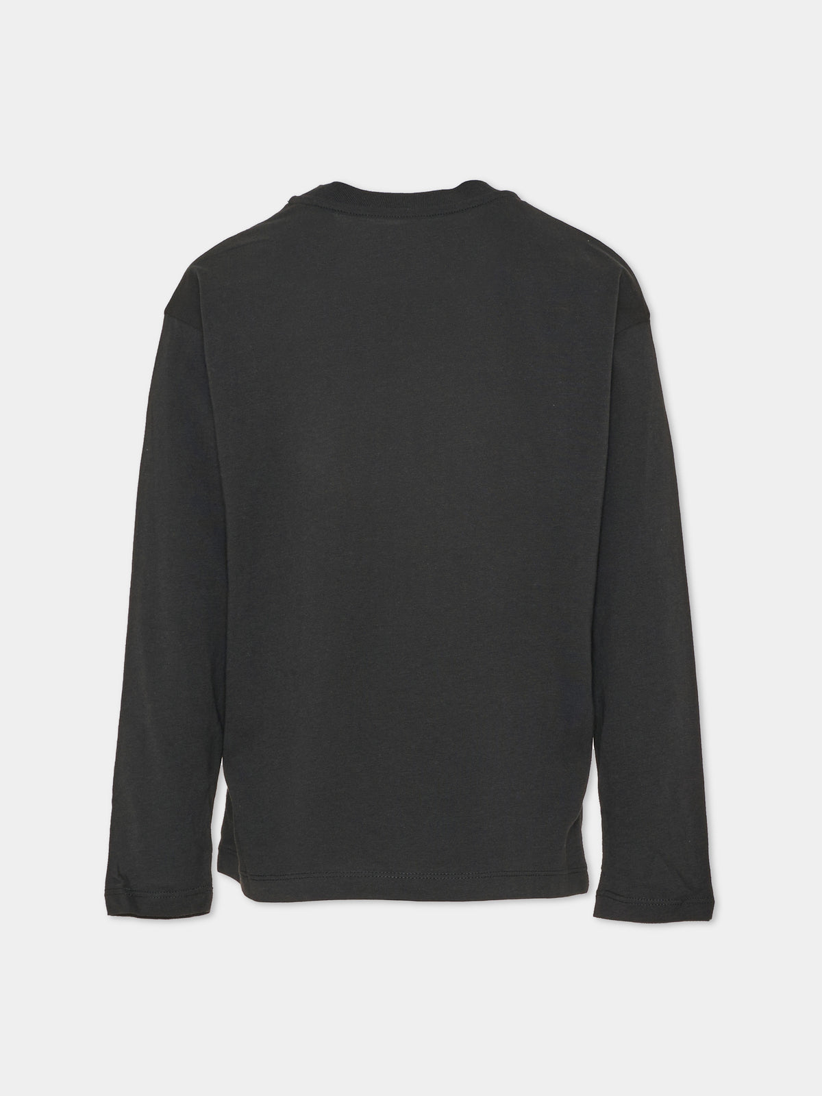 T-shirt a manica lunga nera per bambino,Calvin Klein Kids,LVCKTJI21B 05G