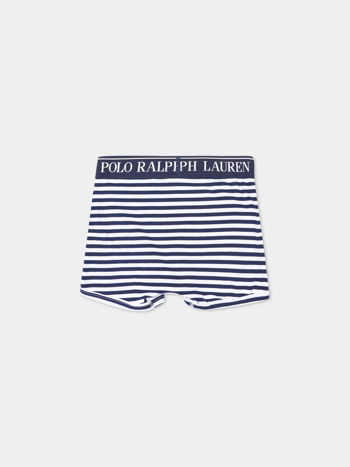 Boxer multicolor per bambino con logo,Ralph Lauren Kids,9P5015 BCV