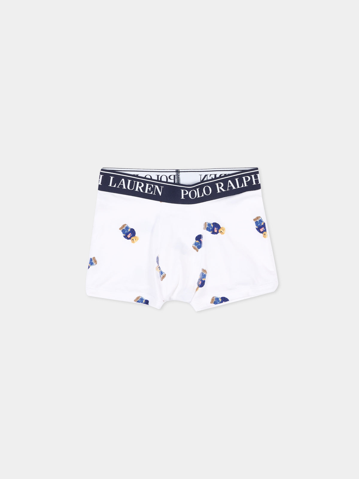 Boxer multicolor per bambino con logo,Ralph Lauren Kids,9P5015 BCV
