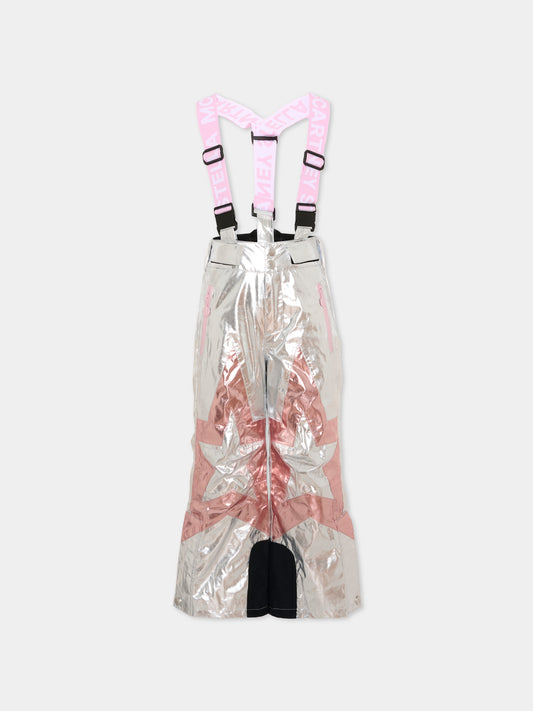 Pantalone da neve argento per bambina,Stella Mccartney Kids,TZ6E00 Z3967 925