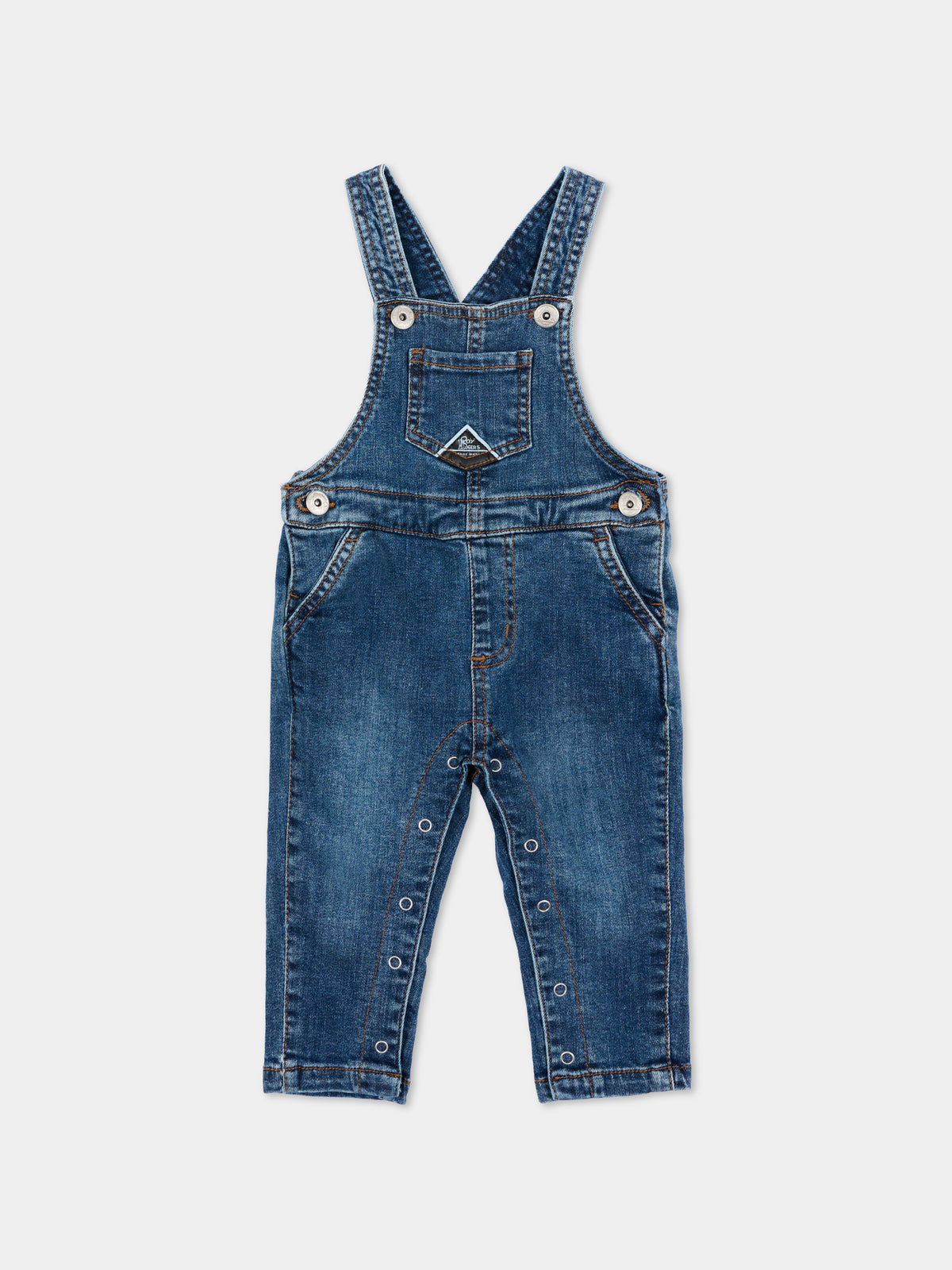 Salopette denim per neonato,Roy Roger's Kids,R F194 K1 0112