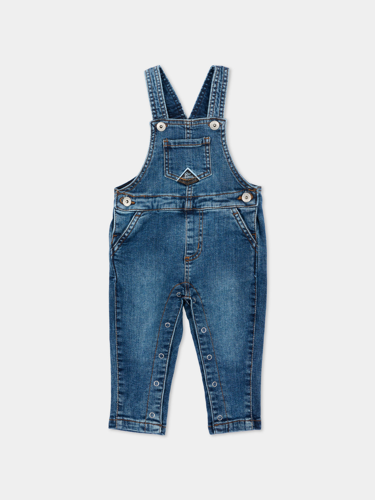 Salopette denim per neonata,Roy Roger's Kids,R F194 K1 8146