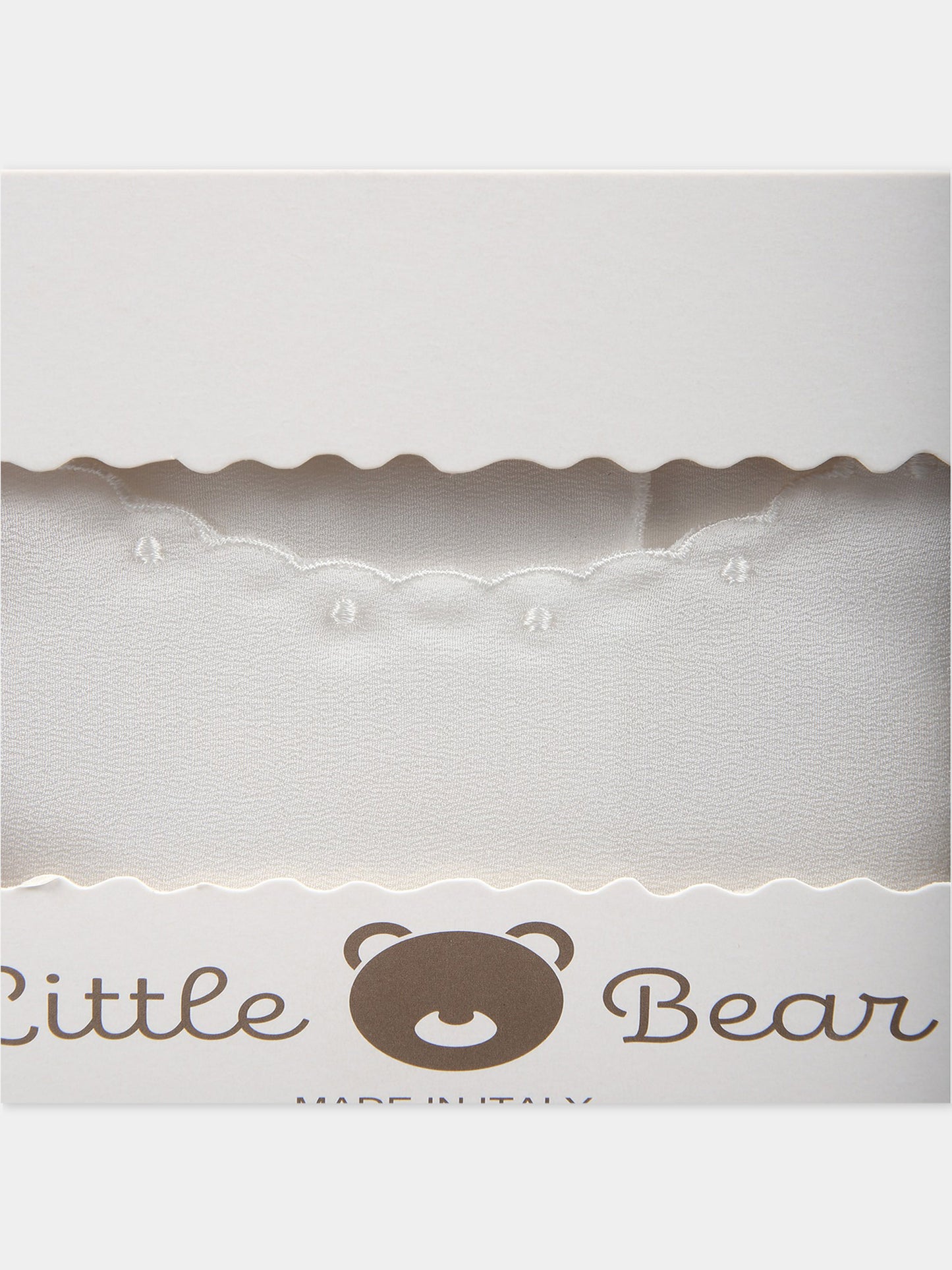 Camicia della fortuna avorio per neonata con pois,Little Bear,1095 POIS BIANCO