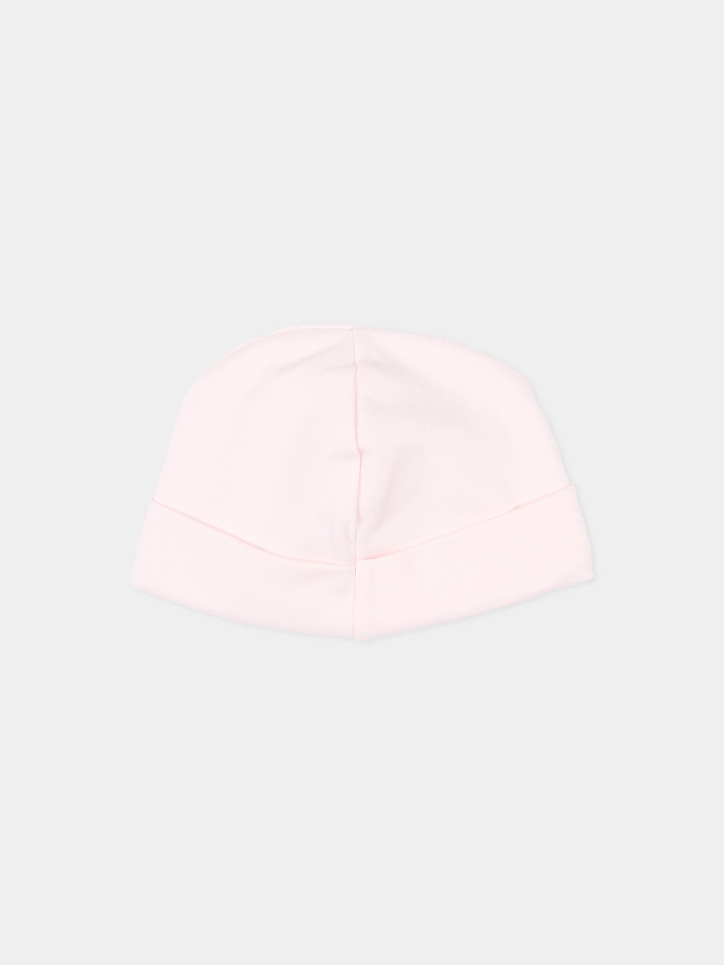Cappello rosa avec logo