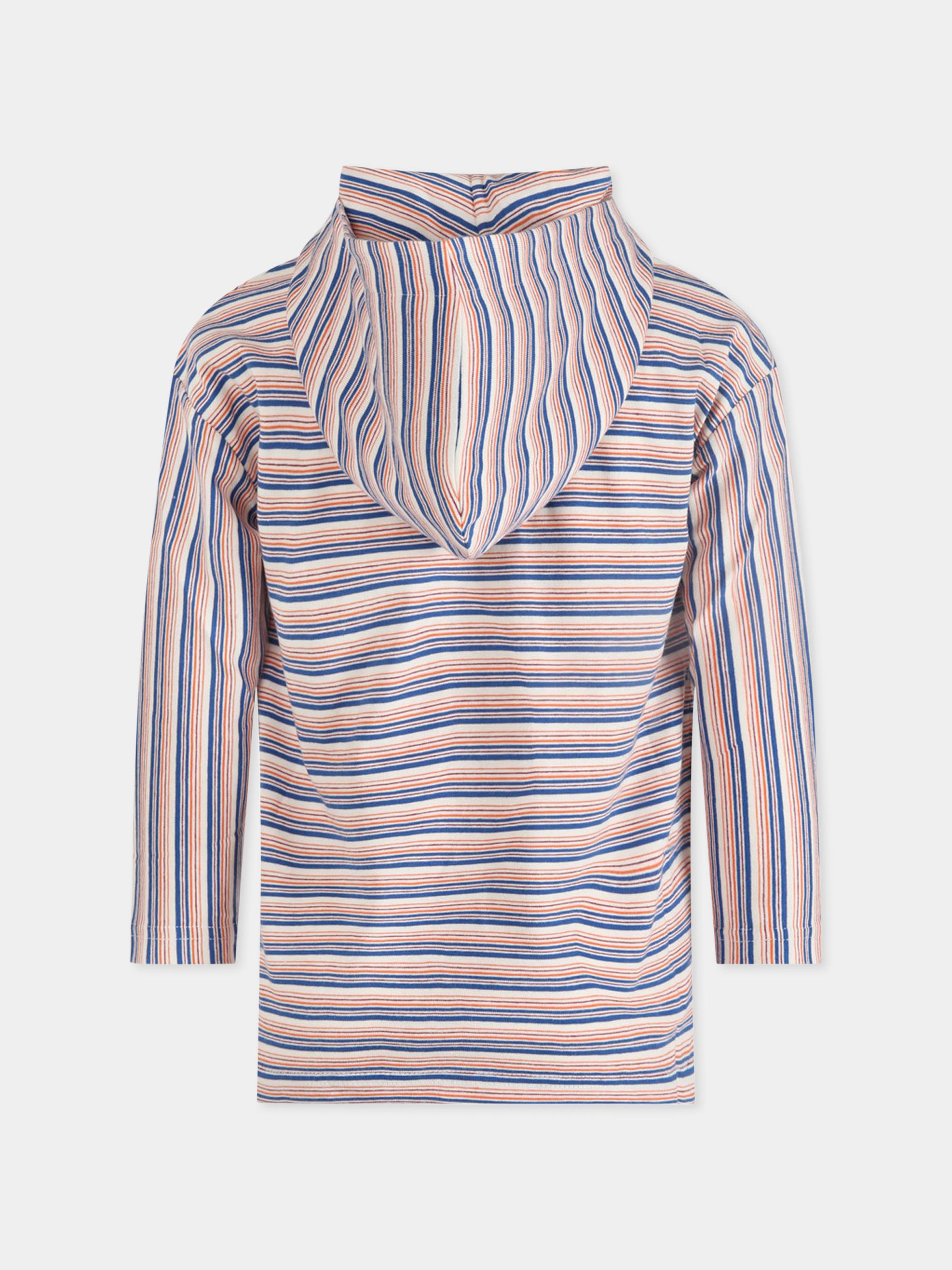 T-shirt multicolor per bambini con logo,Marni Kids,M002TE M00HU 0M101