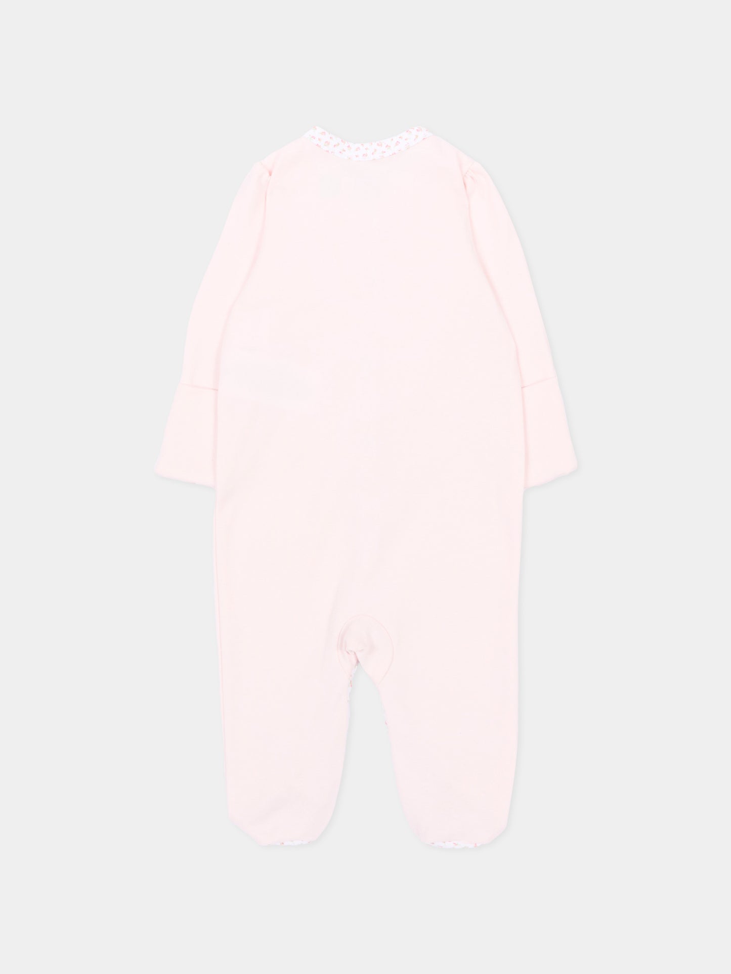 Grenouillère rose pour bébé fille