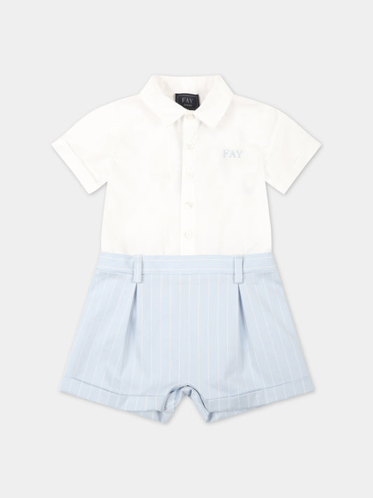 Tutina multicolor per neonato con logo,Fay Kids,5Q6379 P0041 100CE