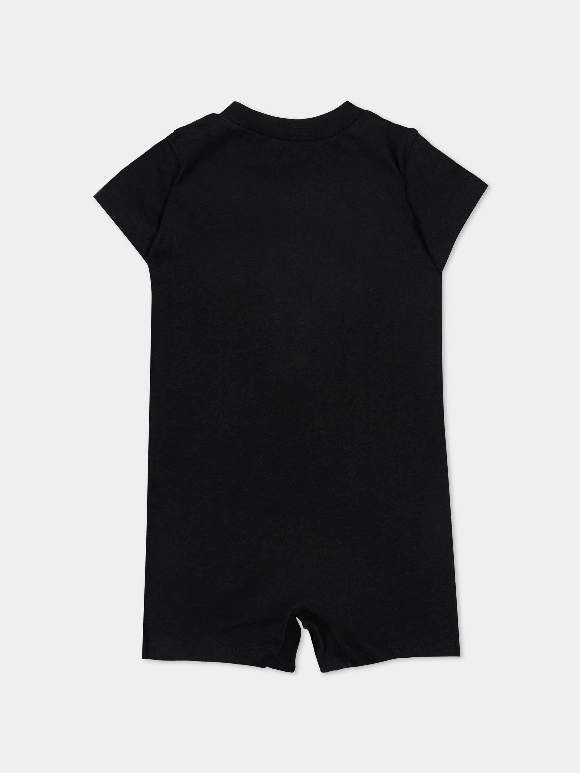 Pagliaccetto nero per neonati con logo,Nike,5ND369 023