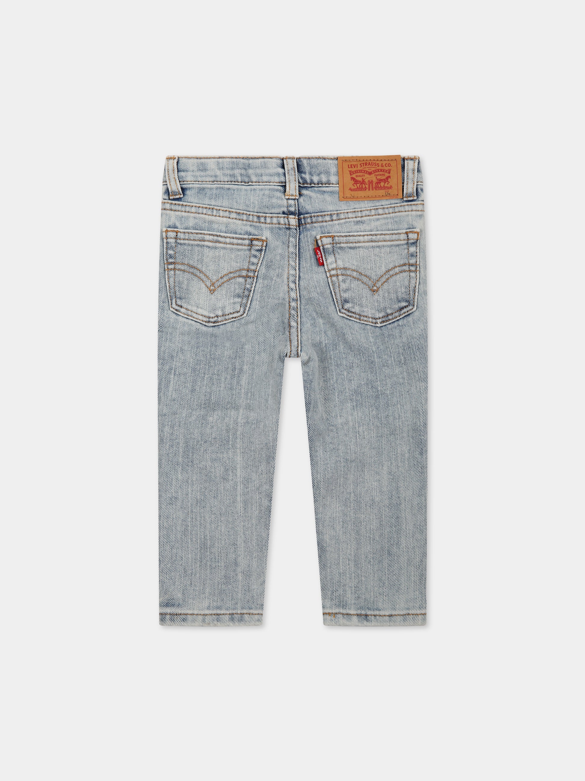 Jeans grigio per neonata con patch logo,Levi's Kids,LK6EC229 6EC229 L6I