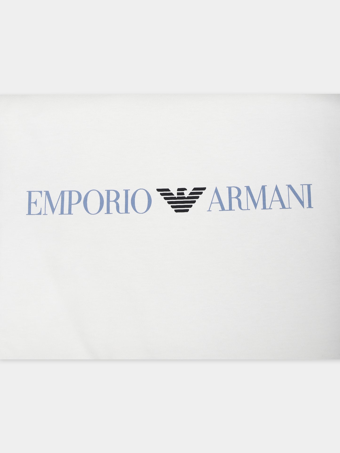 Coperta blu per neonato con logo e aquilotto,Armani Junior,8NN840 NJ05Z F919