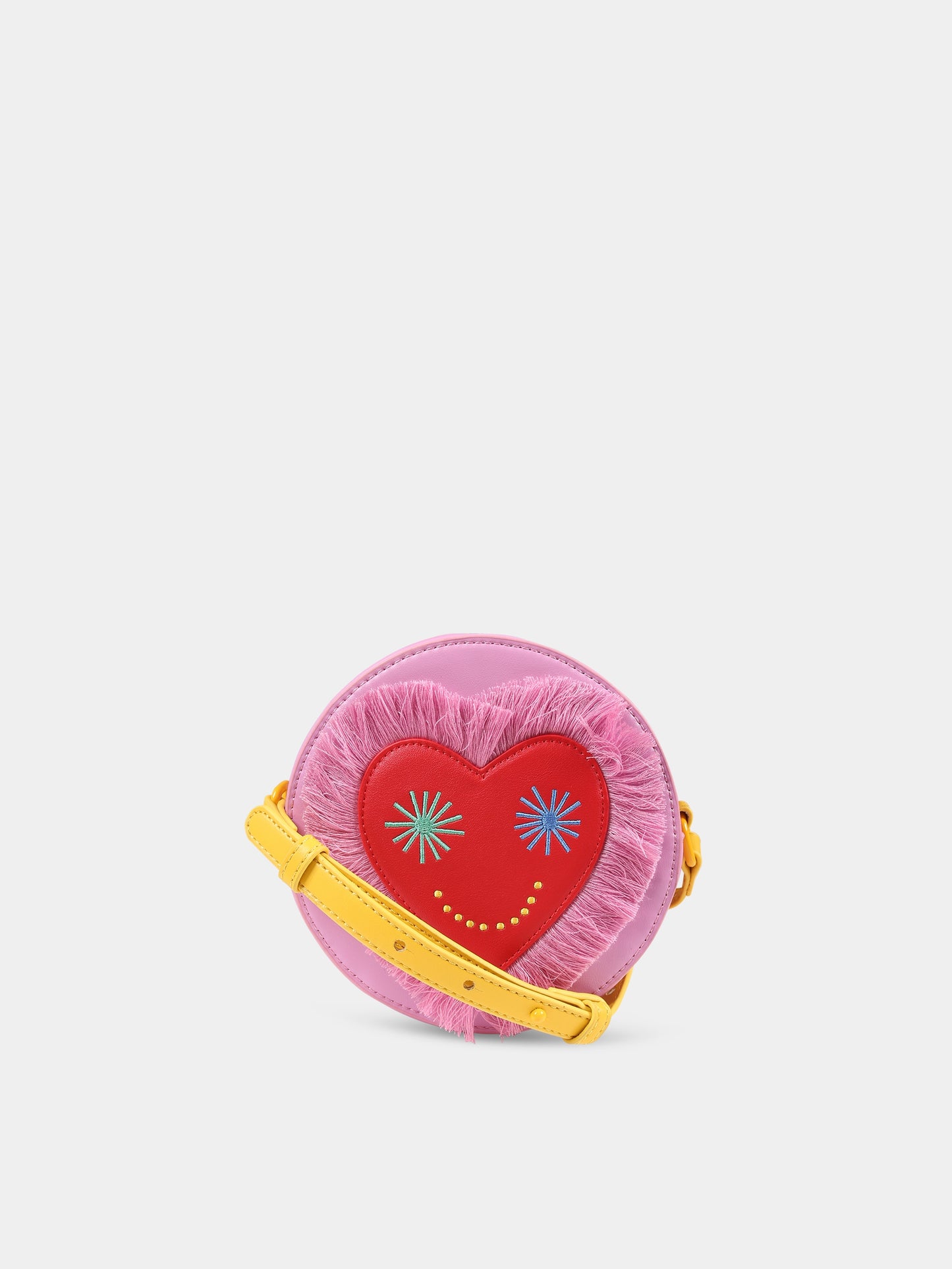 Borsa rosa per bambina con cuore,Stella Mccartney Kids,TT0C68 Z0699 547