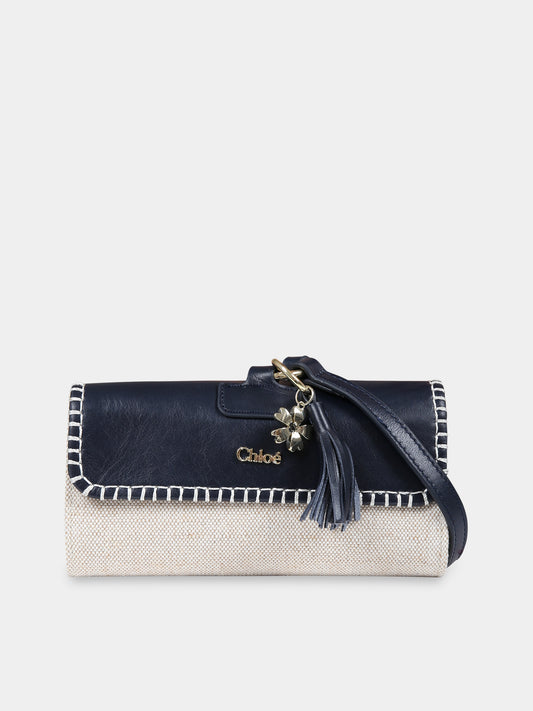 Marsupio beige per bambina con logo,Chloé Kids,C10324 859