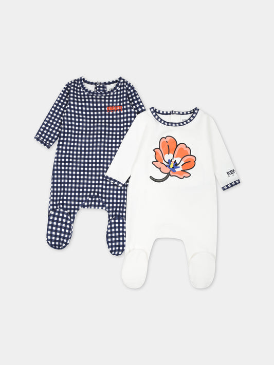 Set tutine multicolor per neonati,Kenzo Kids,K98142 12P