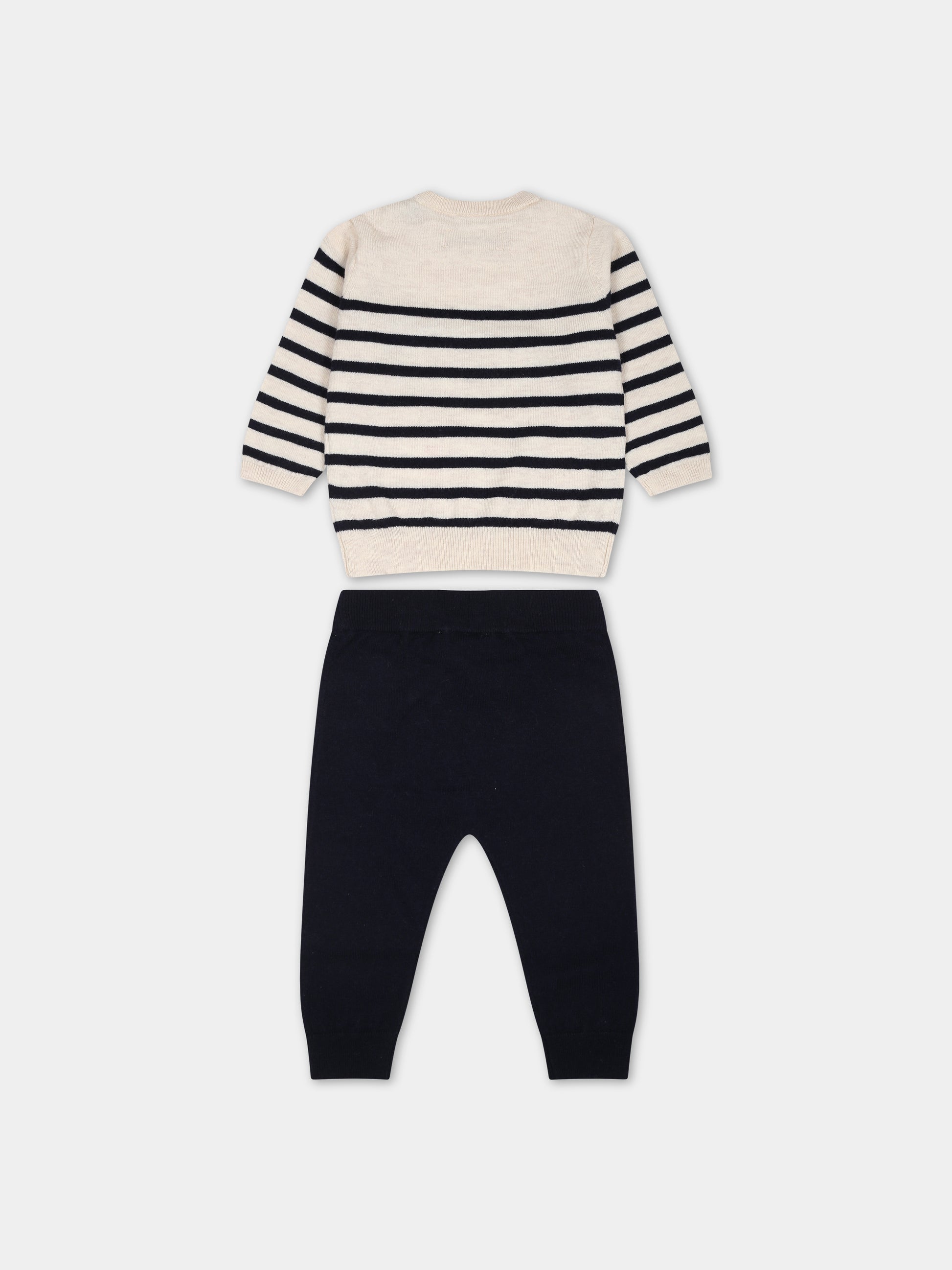 Completo blu e avorio per neonati,Zadig & Voltaire Kids,X98016 N78