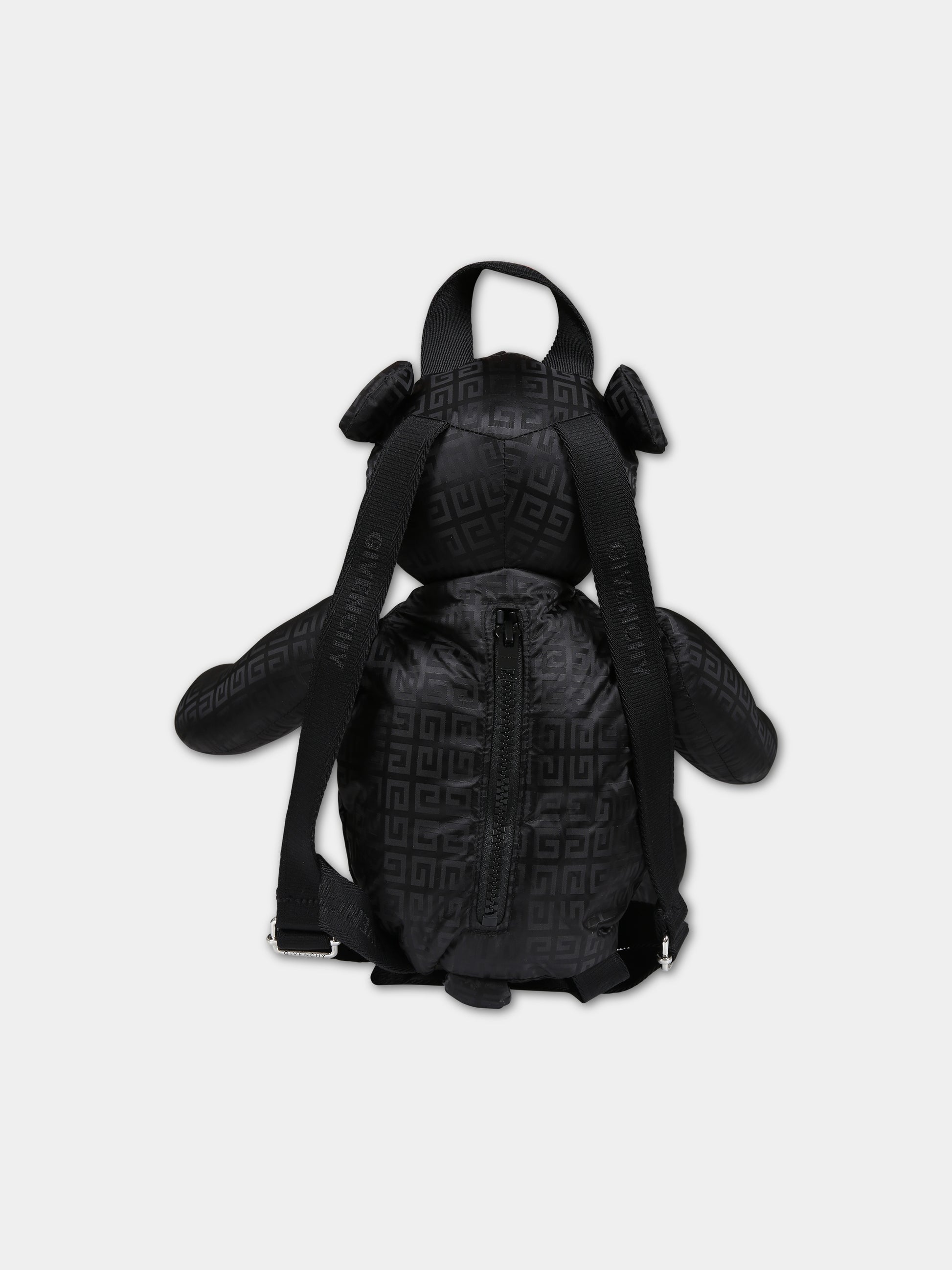 Zaino nero per bambini con logo,Givenchy Kids,H10073 09B
