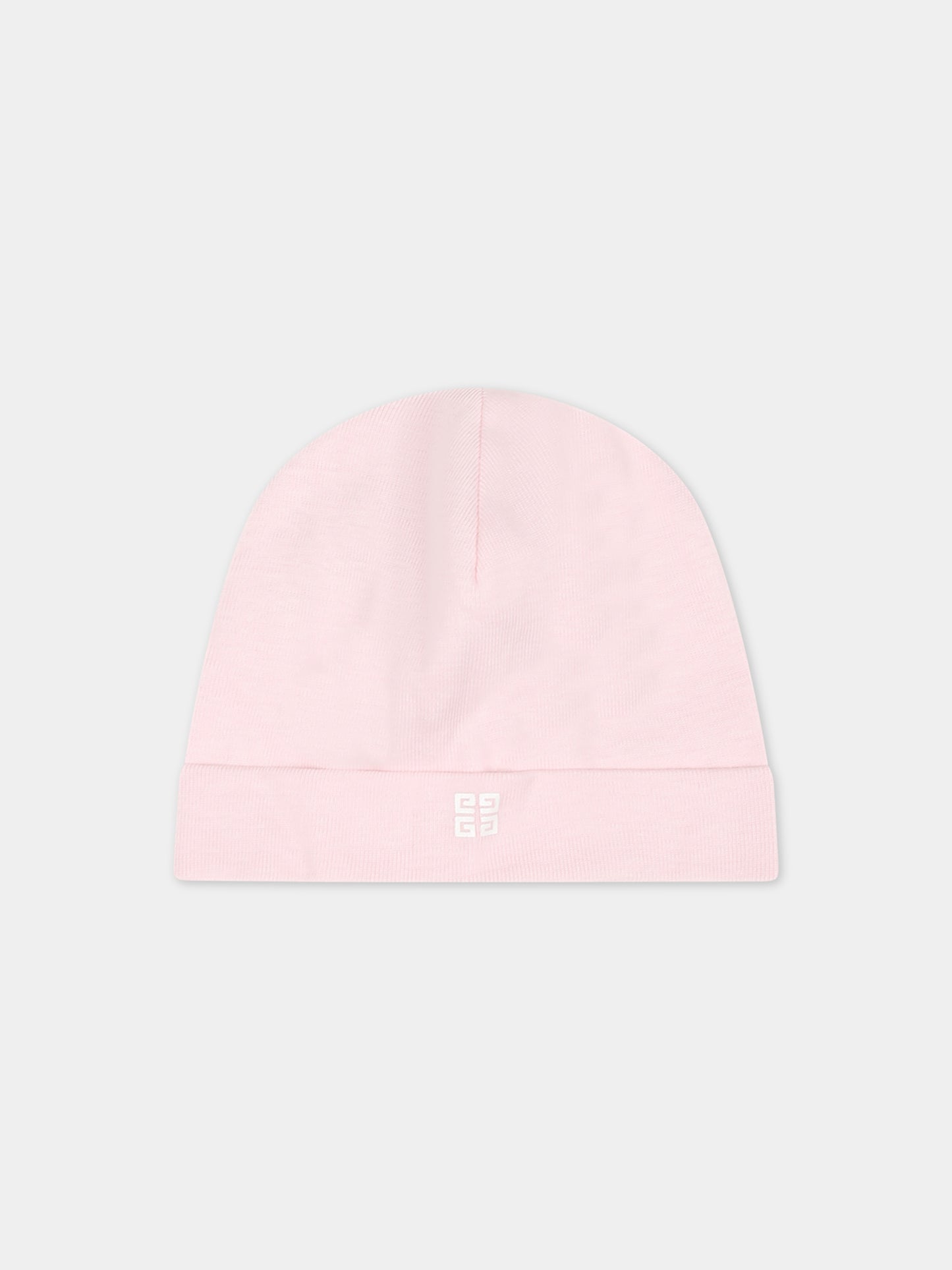 Set rosa per neonata con logo,Givenchy Kids,H98181 44Z