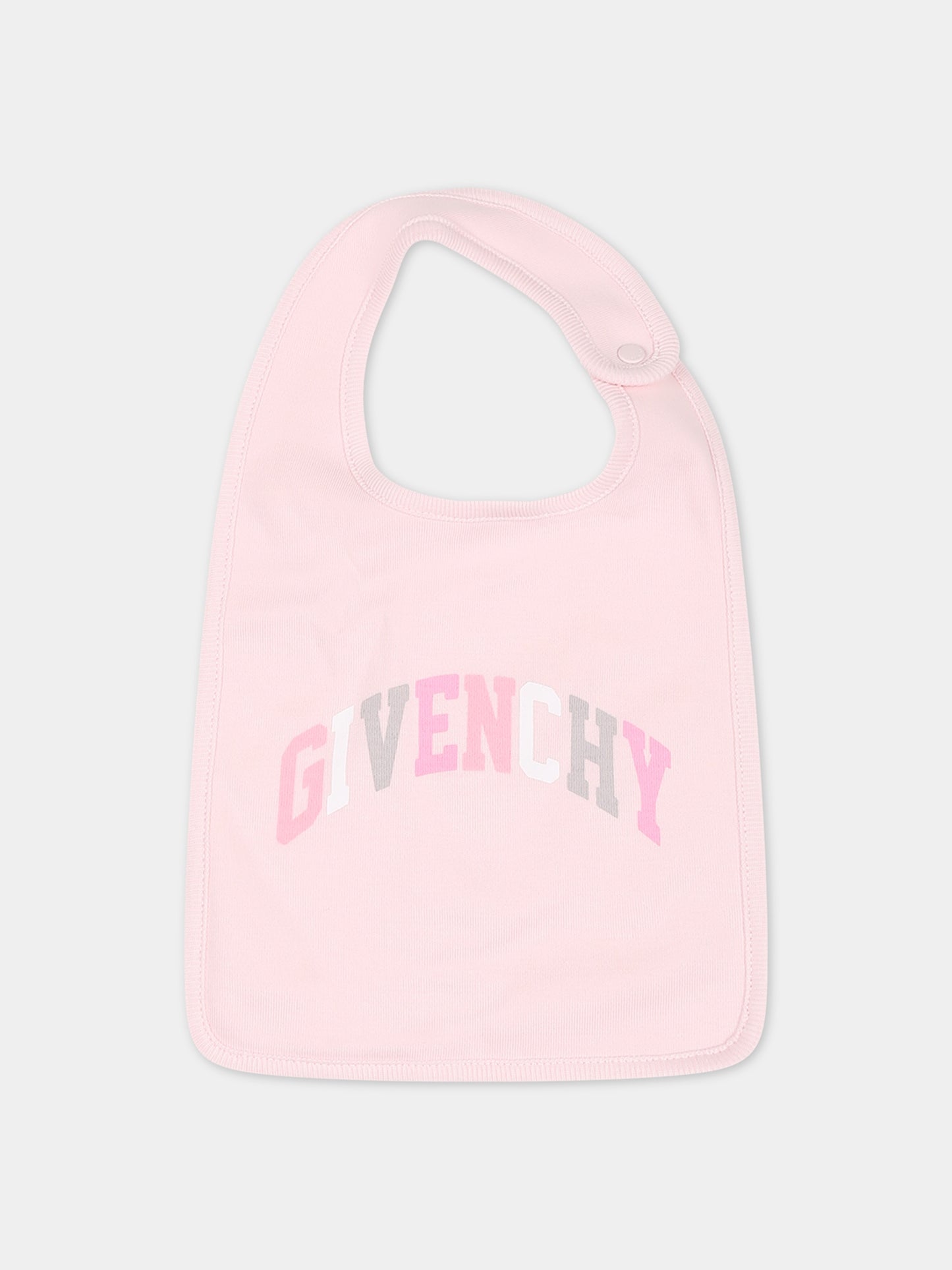 Set rosa per neonata con logo,Givenchy Kids,H98181 44Z