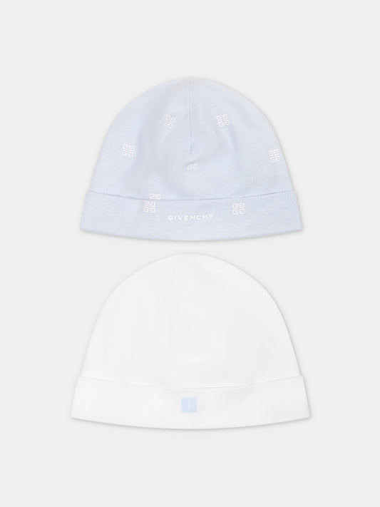 Set bianco per neonato con motivo 4G,Givenchy Kids,H98185 771