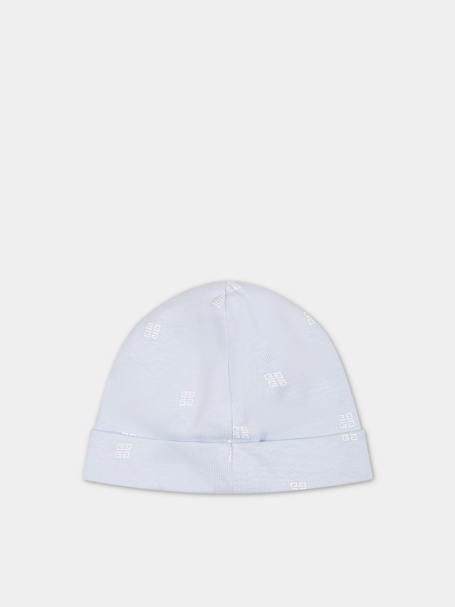 Set bianco per neonato con motivo 4G,Givenchy Kids,H98185 771